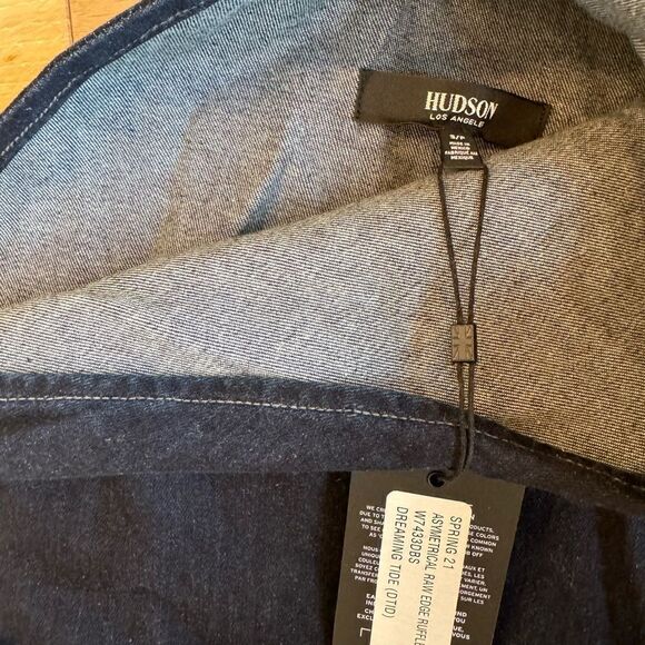 Joe’s Asymmetrical raw edge ruffle top - Picture 6 of 6